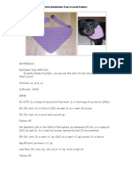DOG BANDANA Free Crochet Pattern