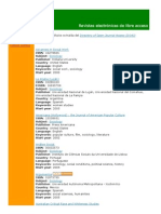 Revistas_de_libre_acceso_xseptiembre_2010 EN SOCIOLOGÍA -CIS ESPAÑA