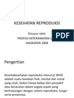 Kesehatan Reproduksi Remaja