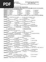 English Entrance Exam - Mock Test 12 (2011-2012)