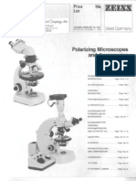 Zeiss Polarizing Microscopes 1979