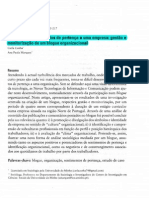 Promoção de sentimentos de pertença a uma empresa