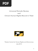 Download Universal Periodic Review  Chinas Human Rights Record in Tibet by Tibetan Centre for Human Rights and Democracy SN154291994 doc pdf