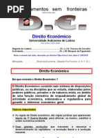 DIREITO DA ECONOMIA 1º Semestre