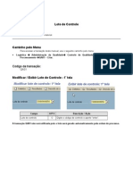 QA01 - Criar Lote de Controle