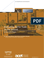 Evaluating Aid For Trade On The Ground: Lessons From Ghana