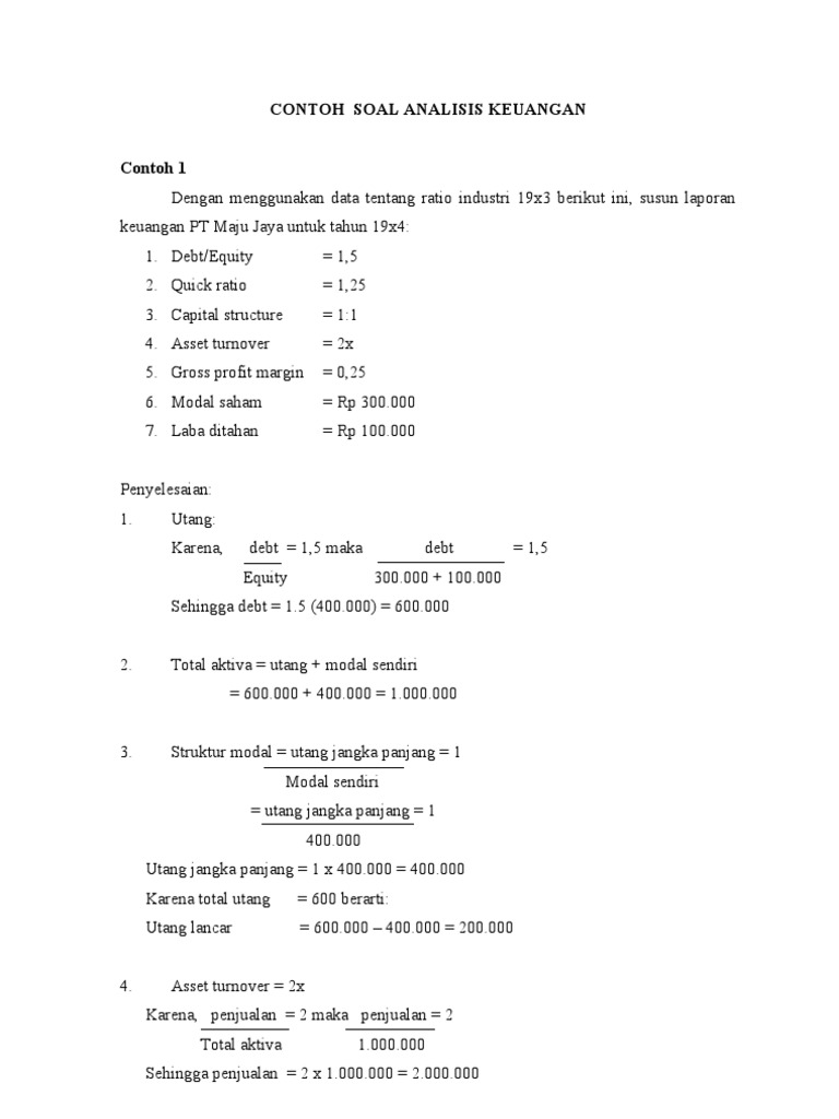 Contoh Laporan Keuangan Doc - Laporan 7