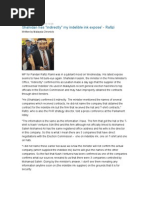 Indelible Ink Supplier Scandal Pdf Elections Government