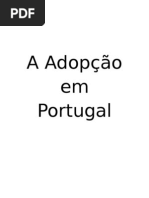 A Adopção em Portugal.............