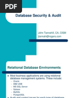 11. Database Security