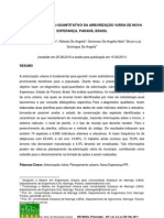 Diagnóstico Quali-Quantitativo Da Arborização Viária de Nova Esperança - Paraná - Brasil