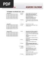 Academic Calendar - Fall 2013TAMU | PDF | Academic Term | Students