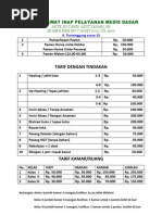 Tarif Klinik