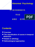 Chapter 11 Aetiology of Psychiatry