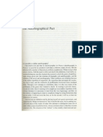 Autobiographical Pact (On Autobiography Pp3-30 by Philippe Lejeune)
