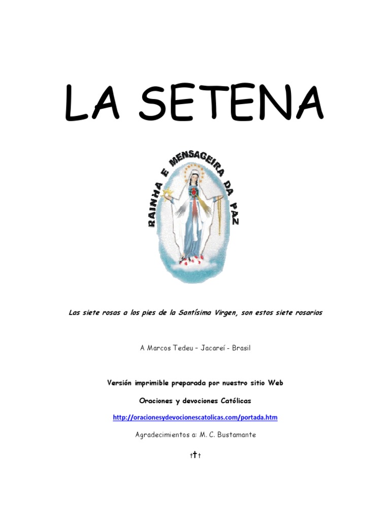 La Setena de Jacareí: Oración y Promesas | PDF