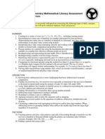 2010-2011 Early Elementary Mathematical Literacy Assessment (EEMLA) Common Errors