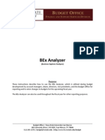 BEx Analyzer Instructions