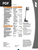 Download 20MSP Mobile Stock Picker Spec Sheet by Forklift Systems Incorporated SN154359884 doc pdf