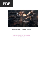 Download Tim Sweeney Archive - News Archive by Andrew SN15436 doc pdf