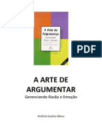 Livro a Arte de Argumentar - Antonio Abreu