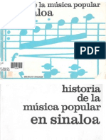 Historia de La Musica Popular en Sinaloa