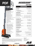 Download Axxessor 15DVSP Series Spec Sheet by Forklift Systems Incorporated SN154365755 doc pdf