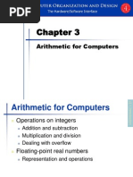 Chapter 3 Arithmetic For Computers (Revised)