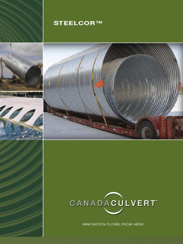 Piping Canada Culvert CSP Manual Galvanization Corrosion