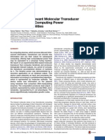 Biologically Relevant Molecular Transducer With Increased Computing Power and Iterative Abilities