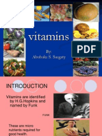 Vitamins: By: Abubakr S. Sargaty