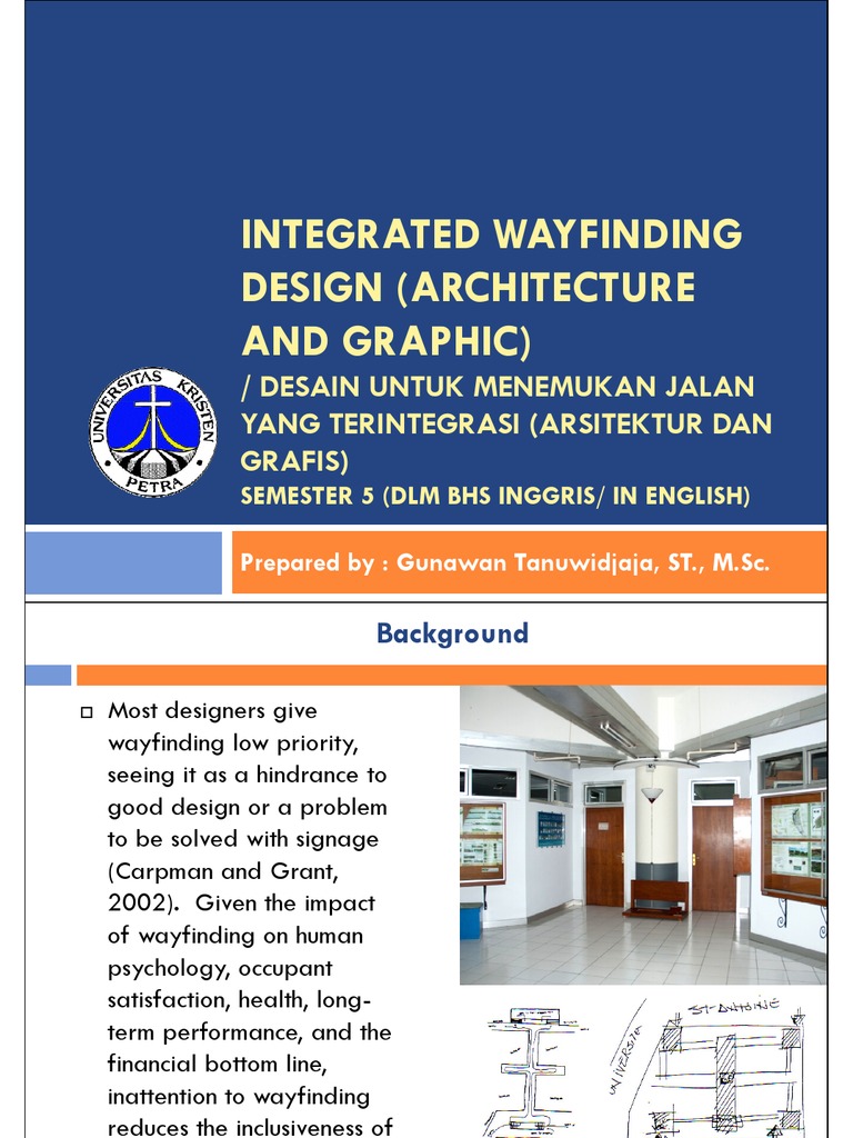 Integrated Wayfinding Design Pdf Neuropsychological Assessment