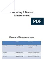 Forecasting & Demand Measurement