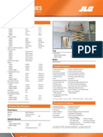 ES-Series Electric Scissor Lift Spec Sheet