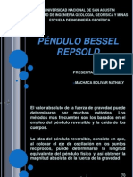 Pendulo Bessel - Repsold