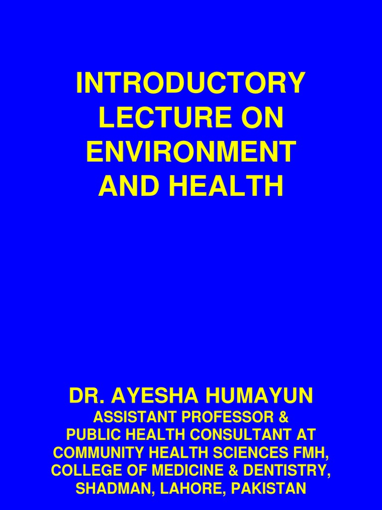 Environmental Health | PDF | Pesticide | Natural Environment