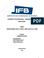 Terrorismo Año 1980 Hasta El 2000