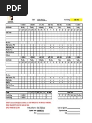 Time Sheet