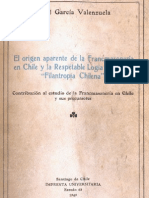 Origen Del Francmasoneria en Chile