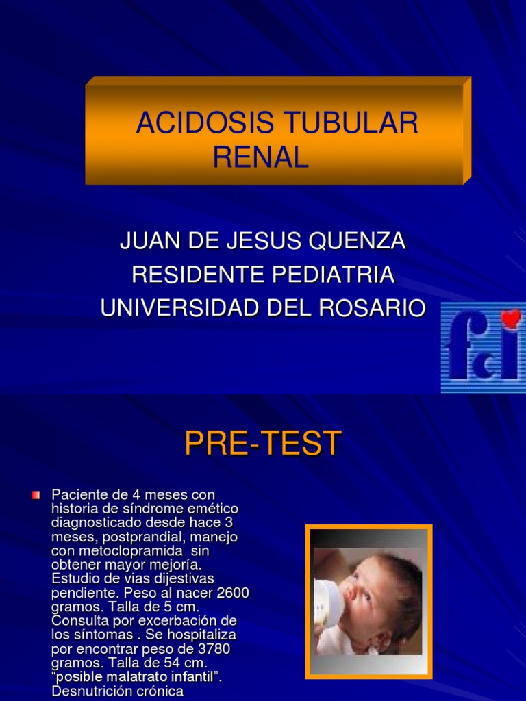 Acidosis Tubular Renal Rinon Orina