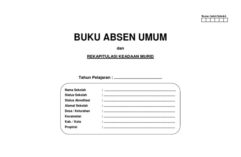 Cover Absen Umum | PDF