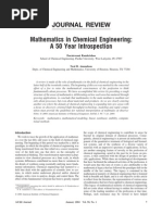 Maths in Chem Eng A 50 Year Introspection