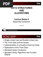 Data Structures AND Algorithms: Lecture Notes 6