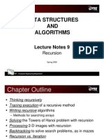 Data Structures AND Algorithms: Lecture Notes 9