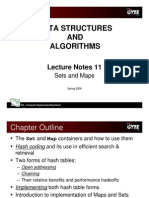 Data Structures AND Algorithms: Lecture Notes 11