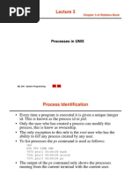 Processes in UNIX: Chapter 3 of Robbins Book