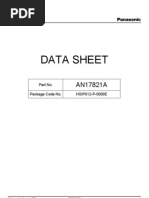 AN17821A Power Amplifier Datasheet