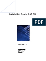 SAP DB Installation Guide