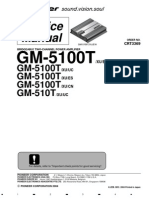 Pioneer GM-5100T ServiceManual