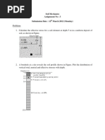 Soil Mechanics- Assignment 3